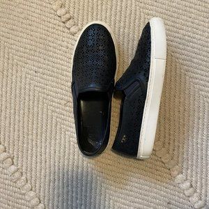 Tory Burch Navy Slip On Sneakers